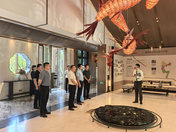 壽縣縣委常委、副縣長(zhǎng)房鯤鵬一行到訪省健康養(yǎng)老公司